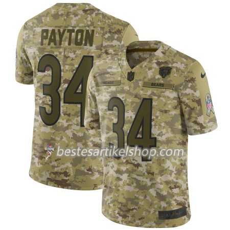 Herren Chicago Bears Trikot Walter Payton 34 Nike Salute to Service